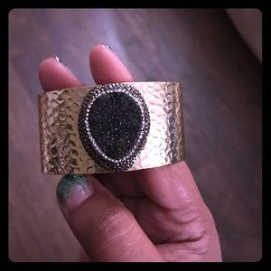 New Large druzy cuff bracelet